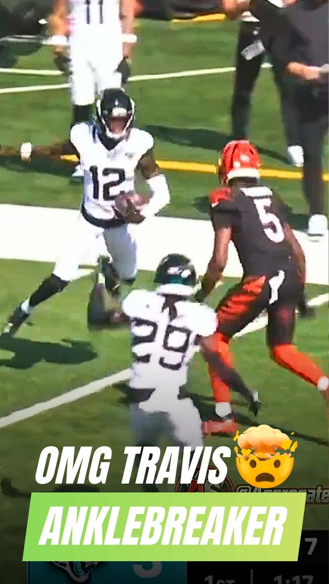 Travis Hunter Ankle Breaker vs Cincinatti Bengals OMG !!