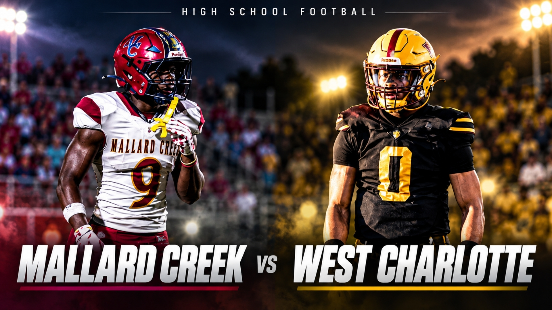 West Charlotte vs. Mallard Creek | HARD-HITTING Rivalry Match on Friday Night!