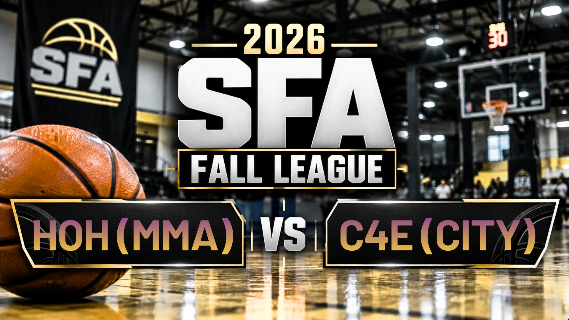 HOH (MMA) vs. C4E (City) | 2026 SFA Fall League Week 2