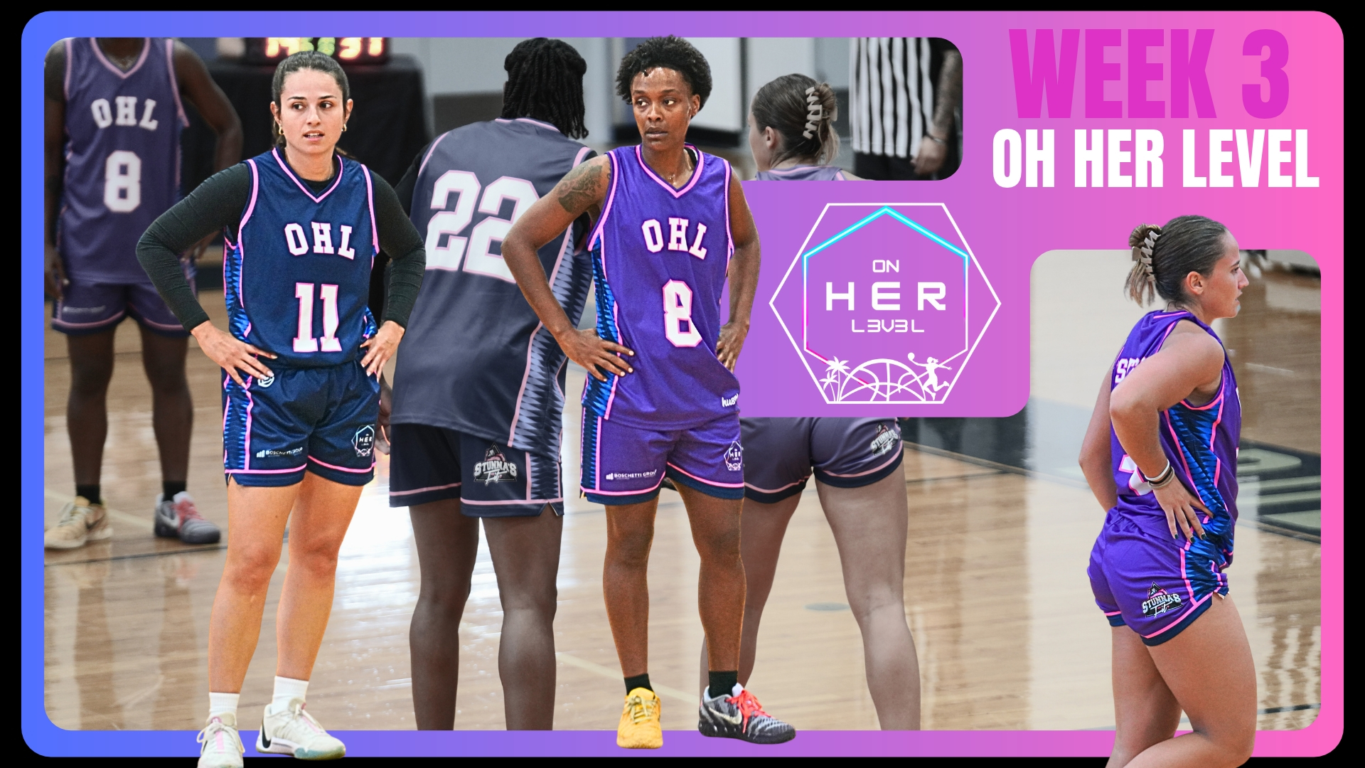 ON HER LEVEL | WEEK 3 : South Florida's premier woman's 3v3 league game #5
