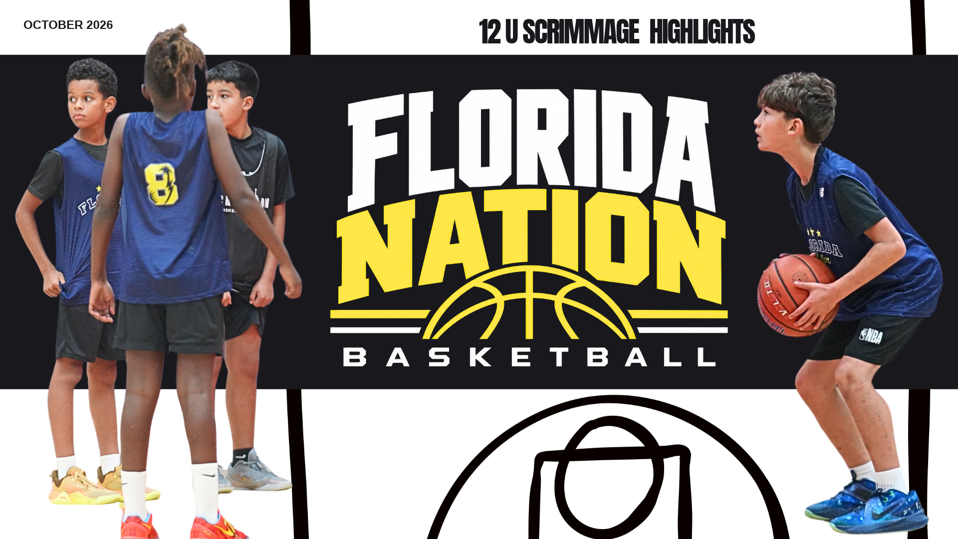 Florida Nation Boys -  12U Scrimmage vs Creation Basketball | Highlights