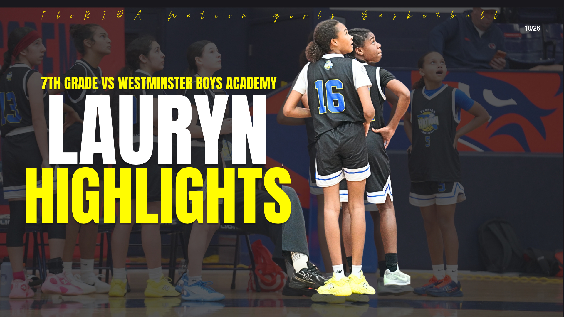 Lauryn aka “Lo” Is a Sharpshooter From Deep! | Florida Nation vs. Westminster Highlights