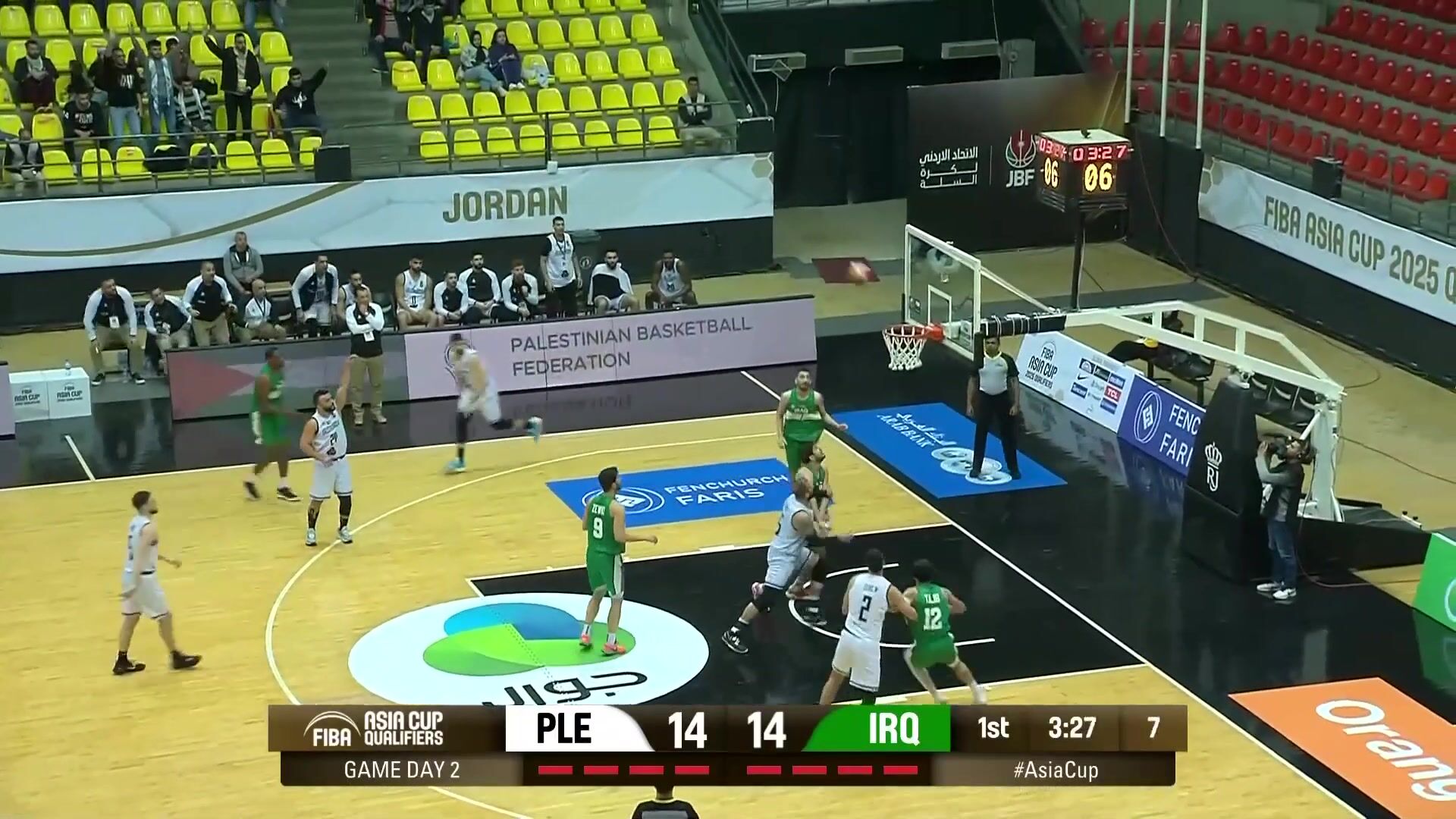 Palestine v Iraq Extended Highlights FIBA Asia Cup 2025 Qualifiers