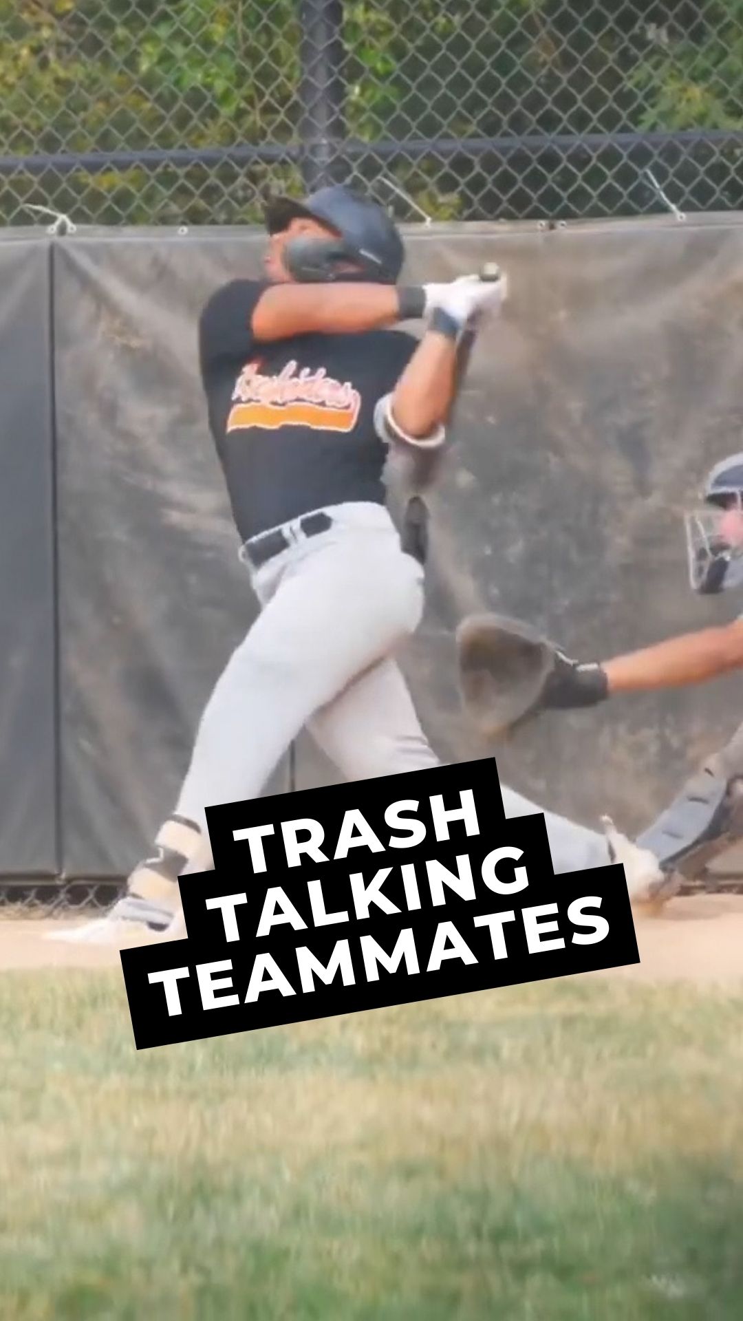 Trash talking teammates