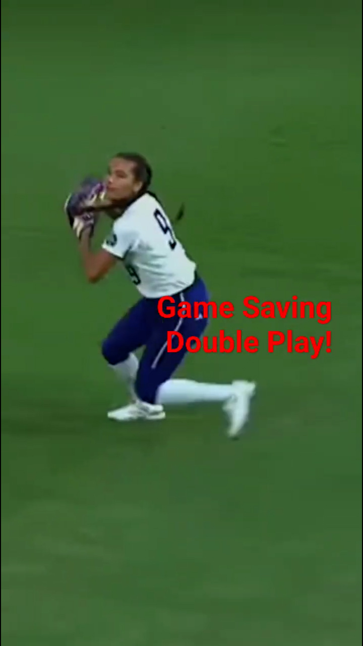 Incredible game saving double play!