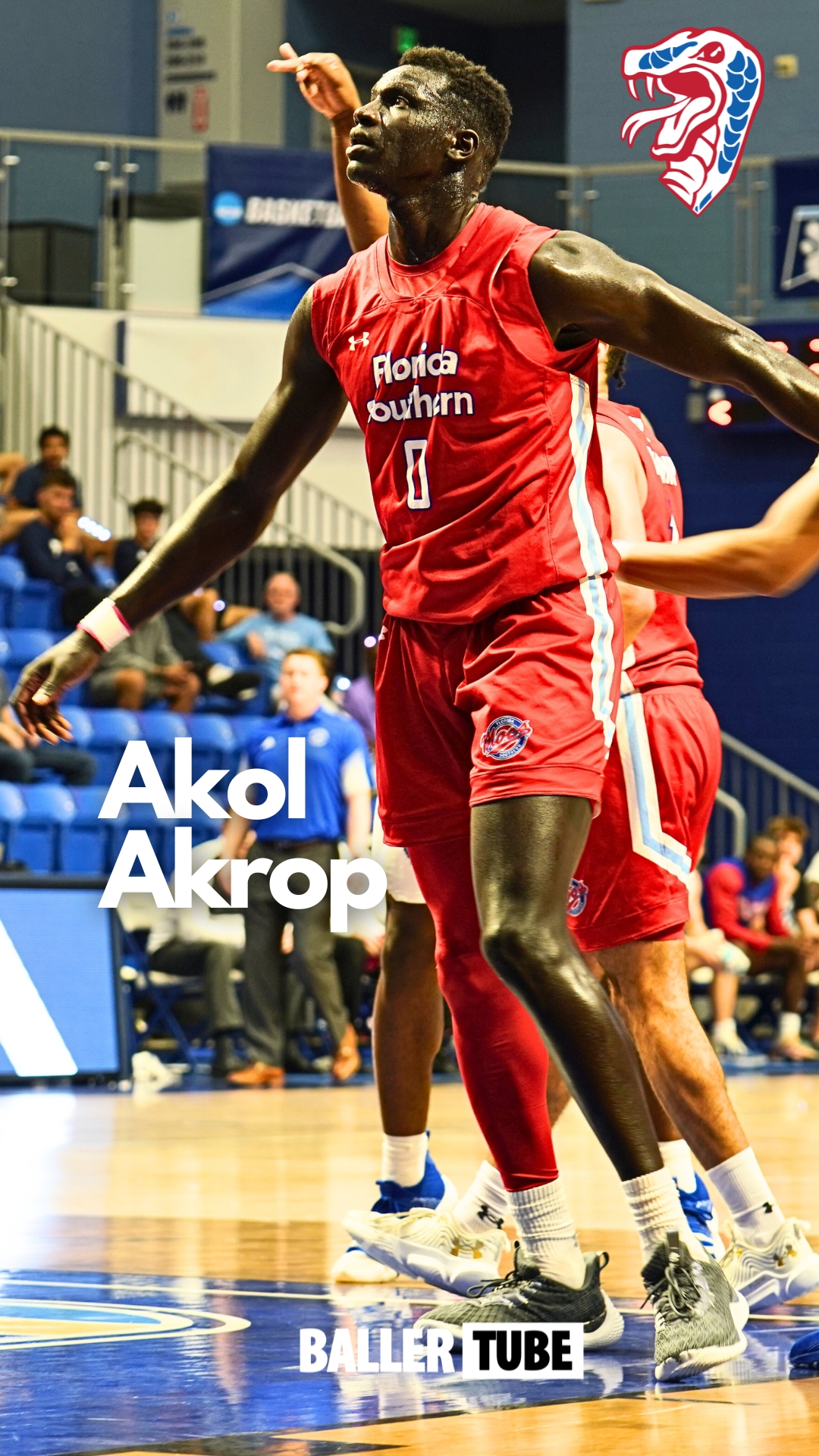 Akol Akrop nearly shut the tournament down with this missed dunk !