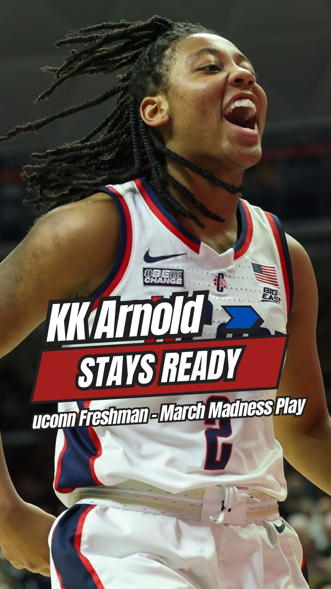 KK Arnold Stays Ready this is March Madness!