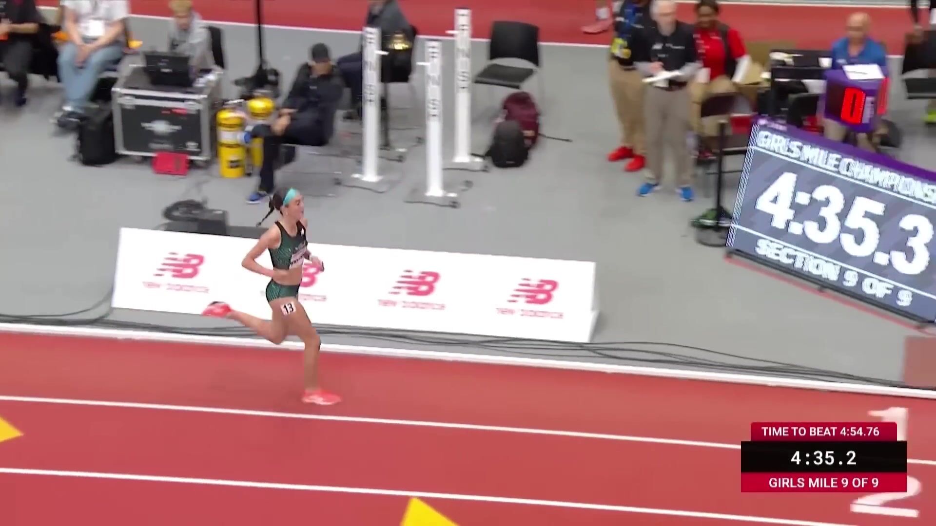 Girls Mile New Balance Nationals Indoor 2024