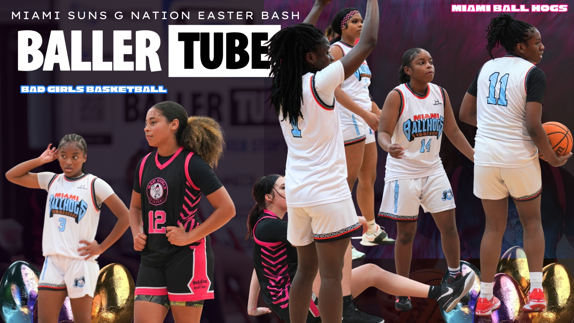 Dominant 954 Bad Girls Claim Victory Over Miami Ball Hogs in Easter Bash Showcase