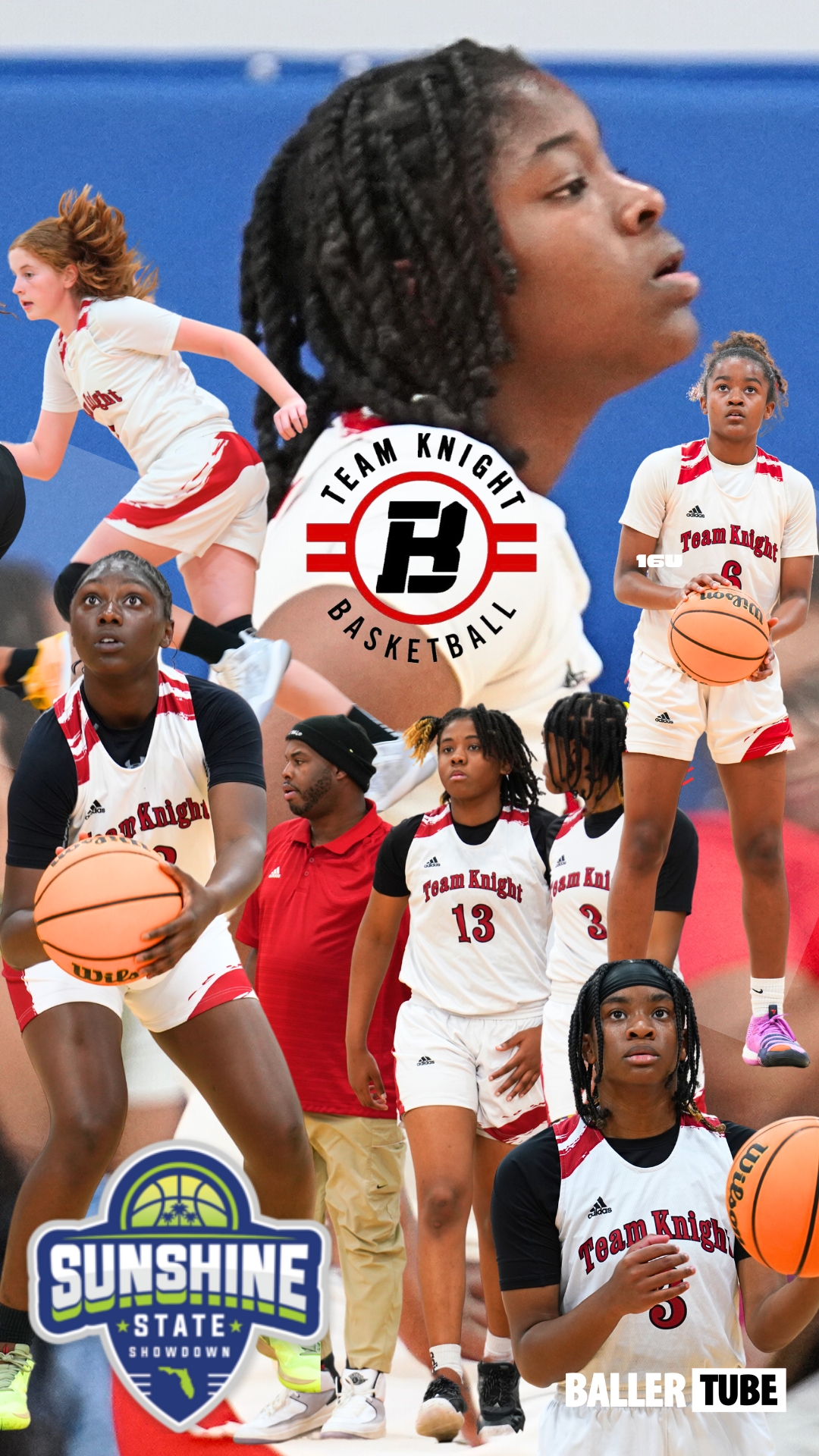 Lady ballers : Team Knight Girls Basketball 16U Shine @ The Sunshine State Showdown