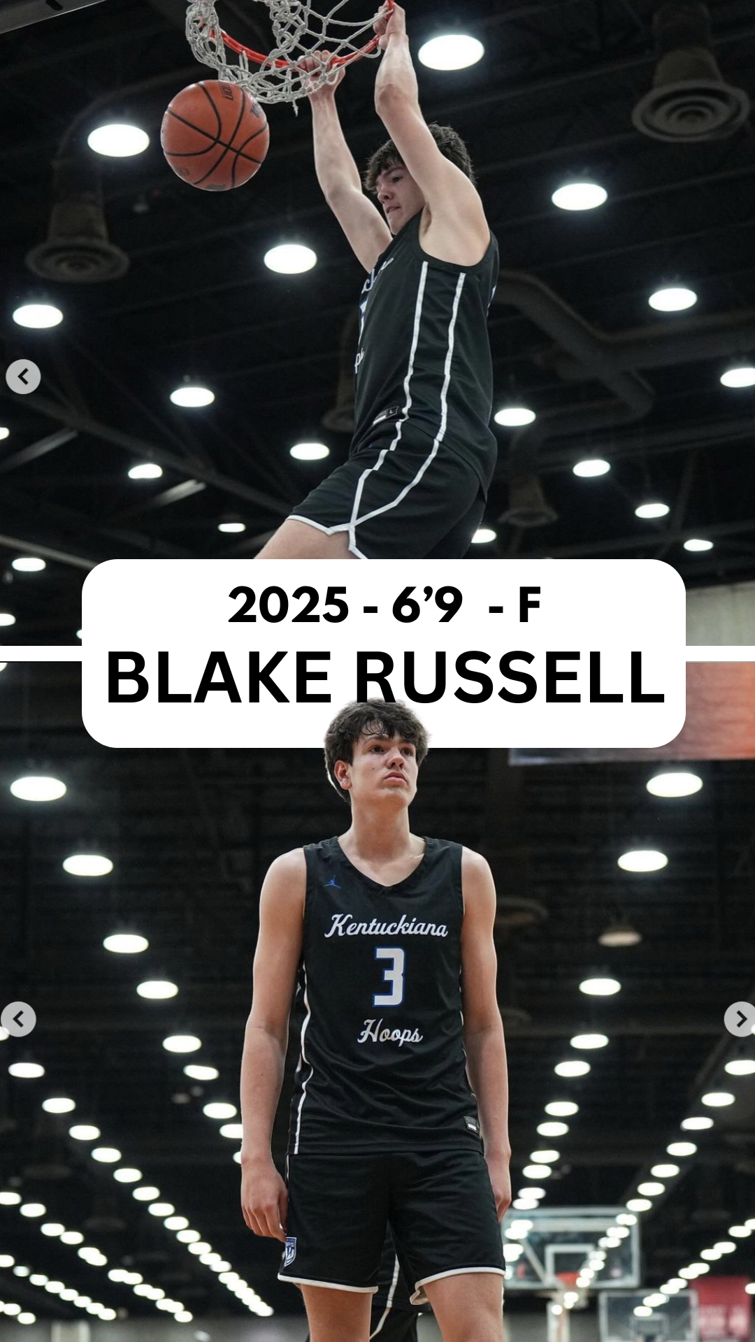 Tough pass to Blake Russell