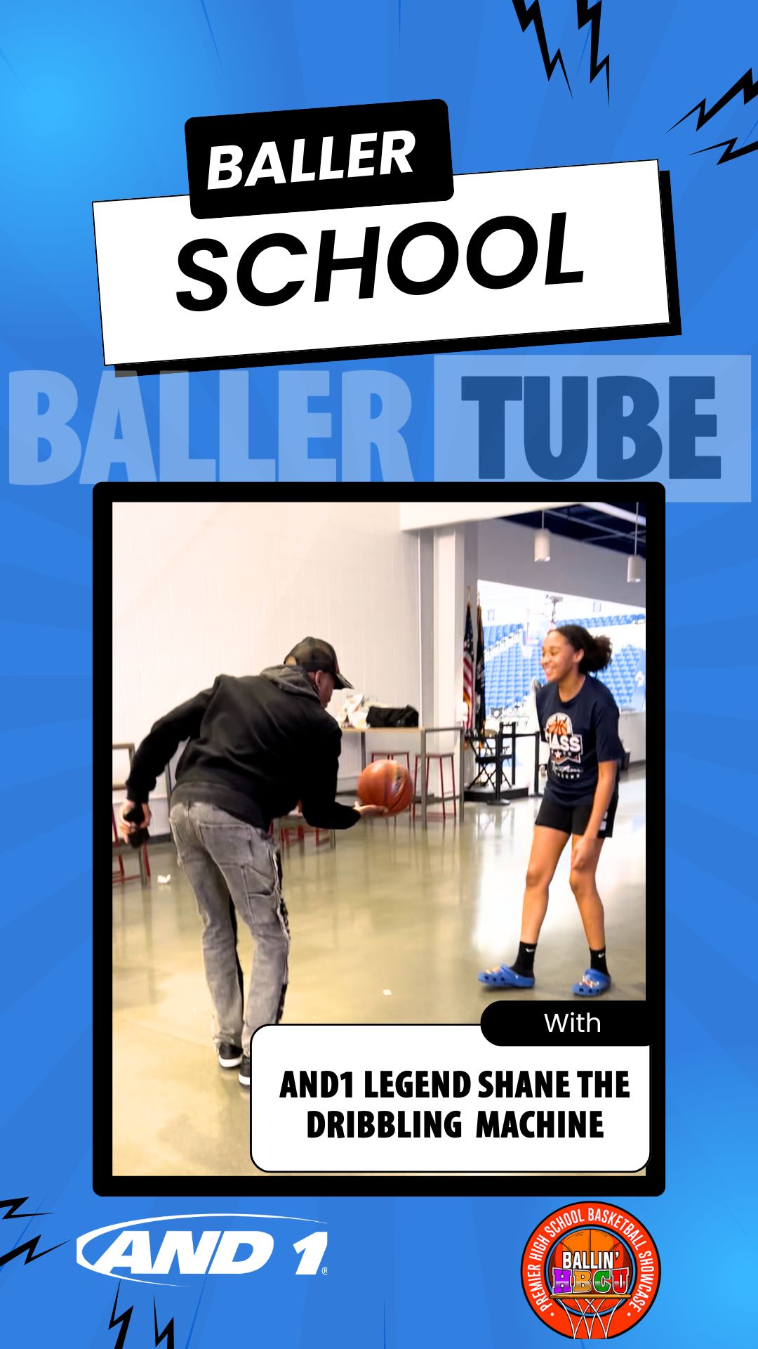 The Dribble Machine mini lesson on handles