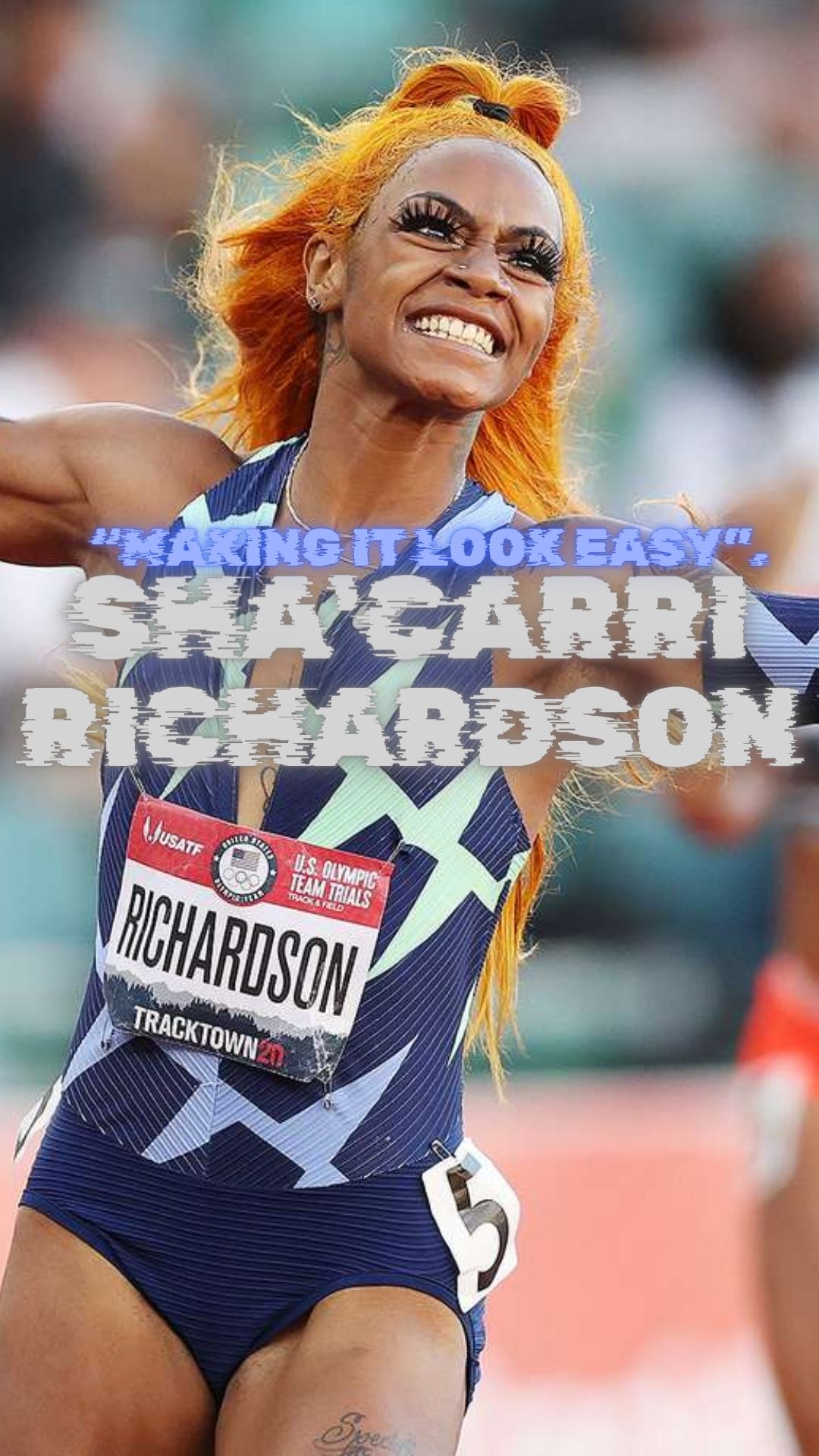 Sha'Carri Richardson making it look easy