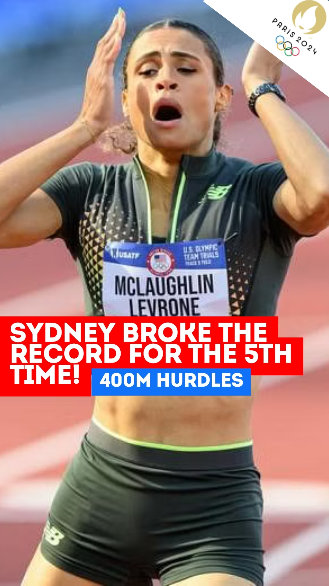 SYDNEY MCLAUGHLIN Breaks her own record AGAIN!