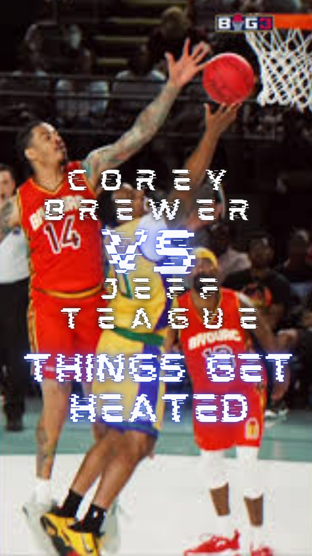 Clash of Titans: Corey Brewer and Jeff Teague's Explosive Big 3 Showdown