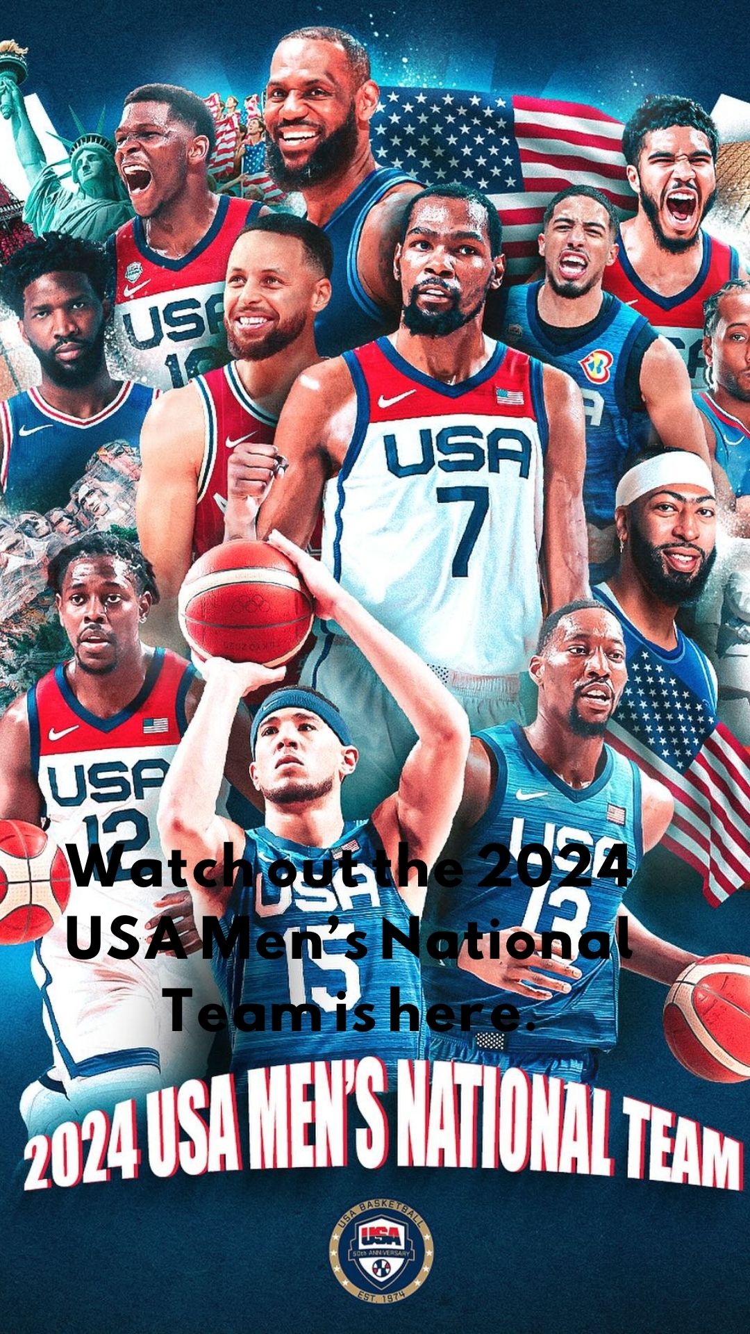 Watch out the 2024 USA Men’s National Team is here.