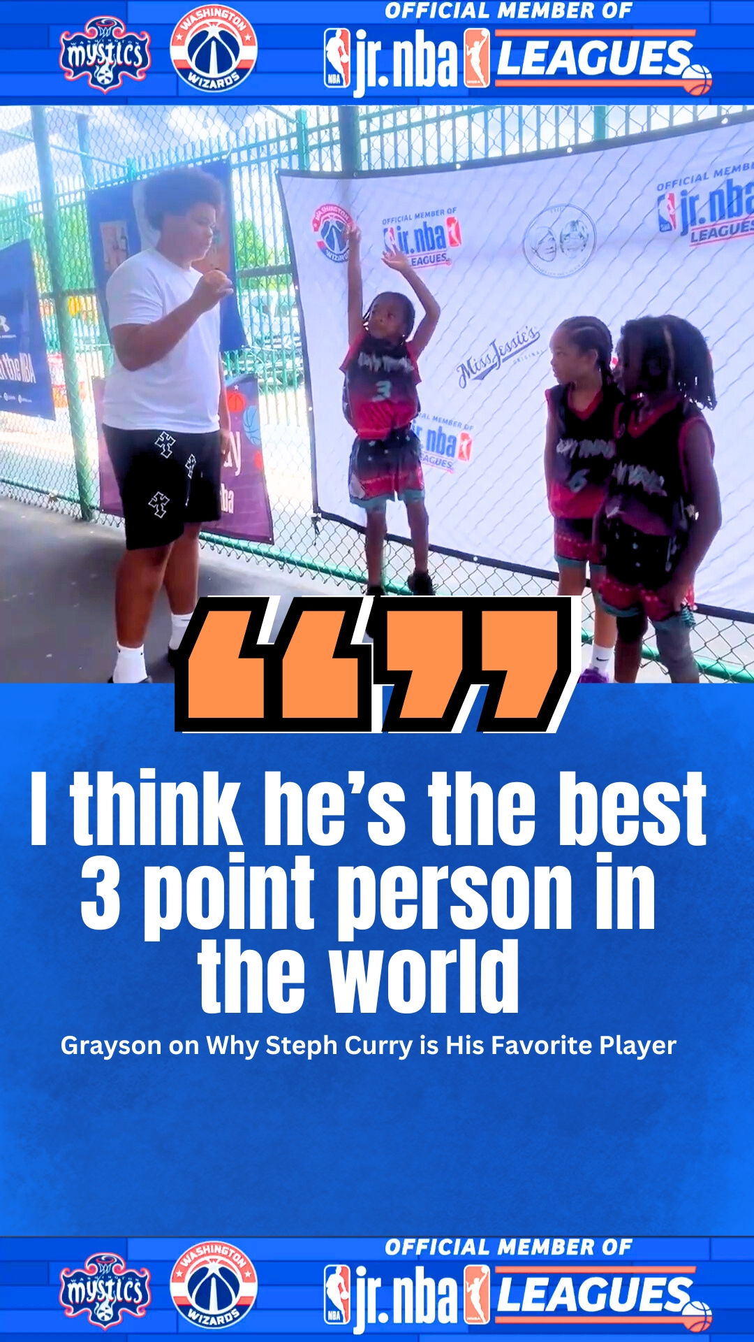 Grayson on Why Steph Curry is his favorite NBA Player