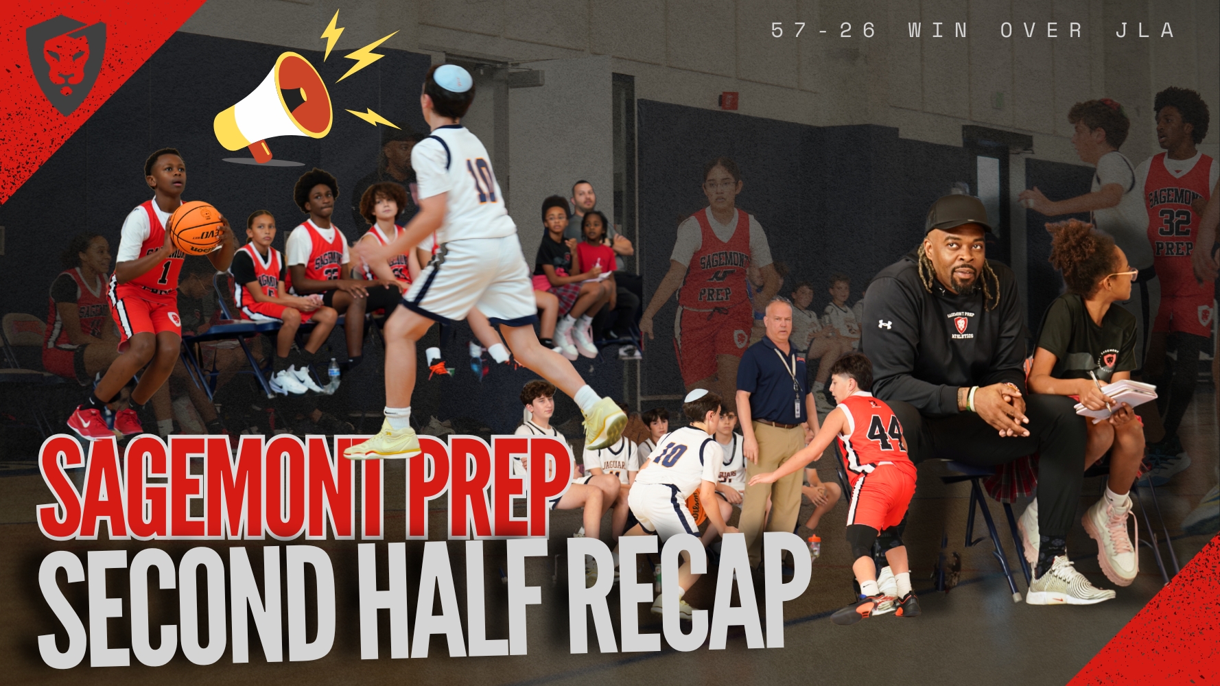 Sagemont Prep Middle School Lions vs. JLA | Joaquin Gomez Drops 28 in Epic Win!
