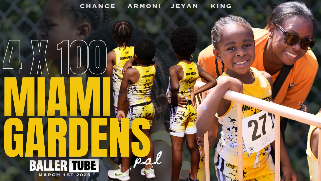 Miami Gardens PAL Dominates 5/6U 4x100 Relay at Miami Northwest Express Season Opener