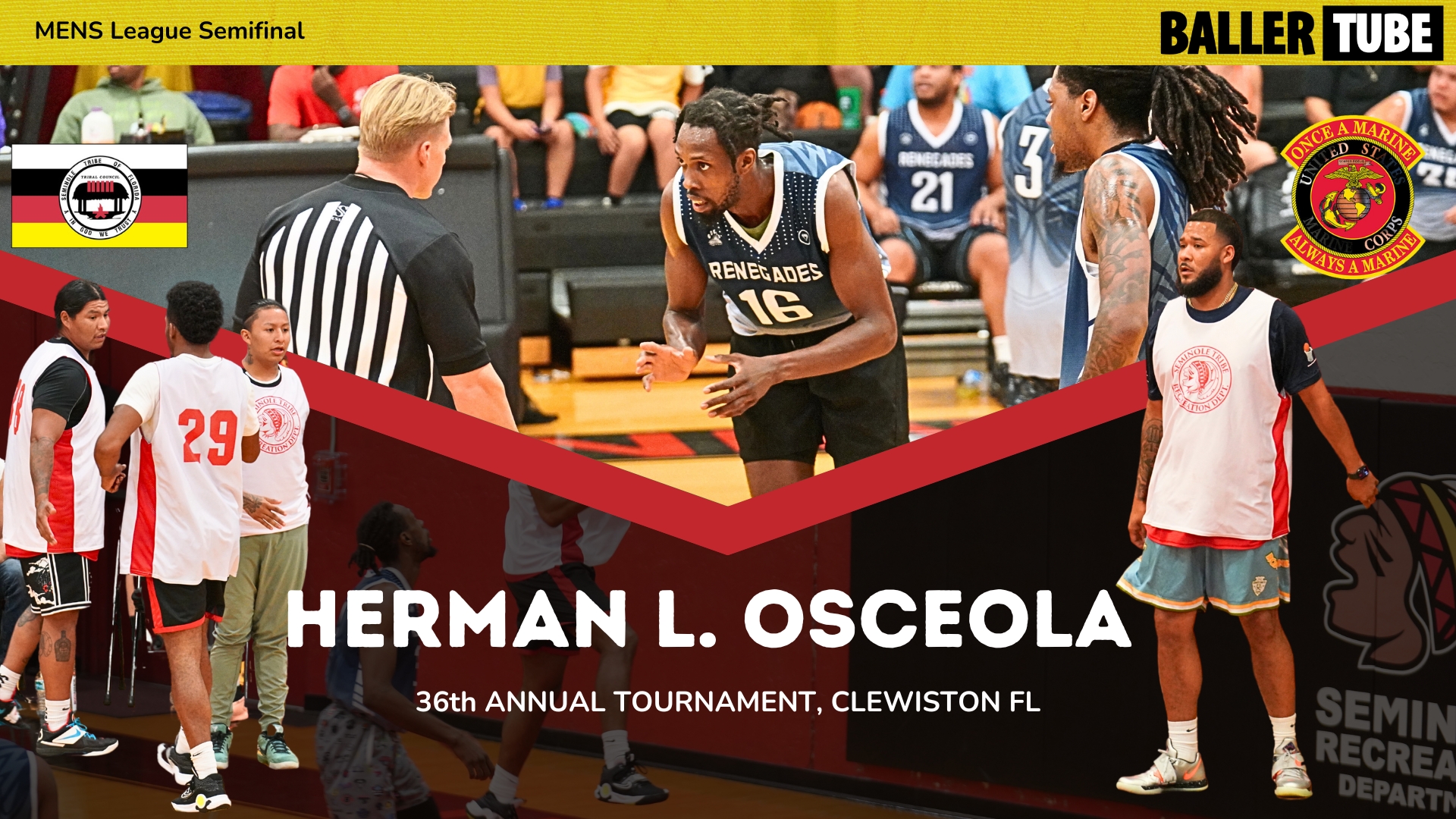 36th Annual Nerman L. Osceola Tournament | Male Division Semifinal (Condensed Full Game)