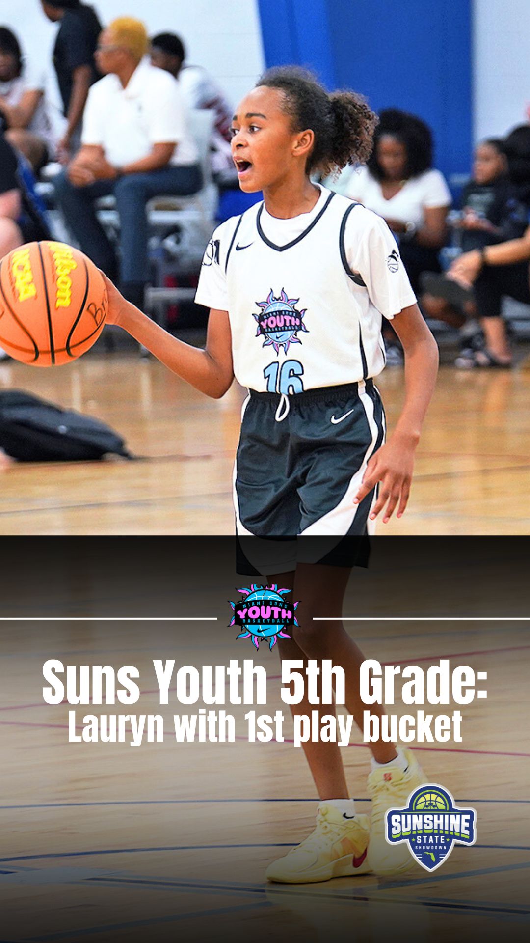 Lauryn with 1st play bucket