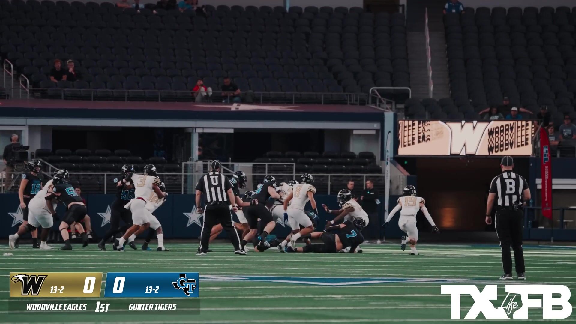 #TXHSFB Woodville vs #1 Gunter 3A DII STATE CHAMPIONSHIP 2024 Texas ...