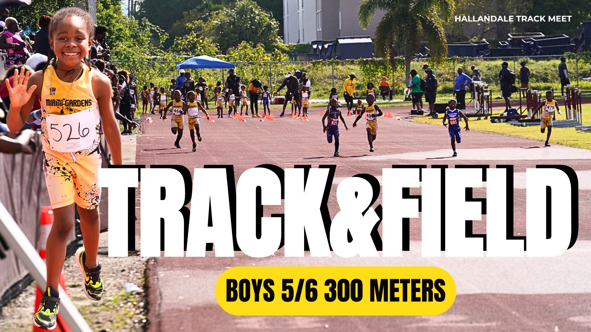 5-Year-Old King Solomon Dominates 300m Heat | Hallandale Track Club Meet March 2025