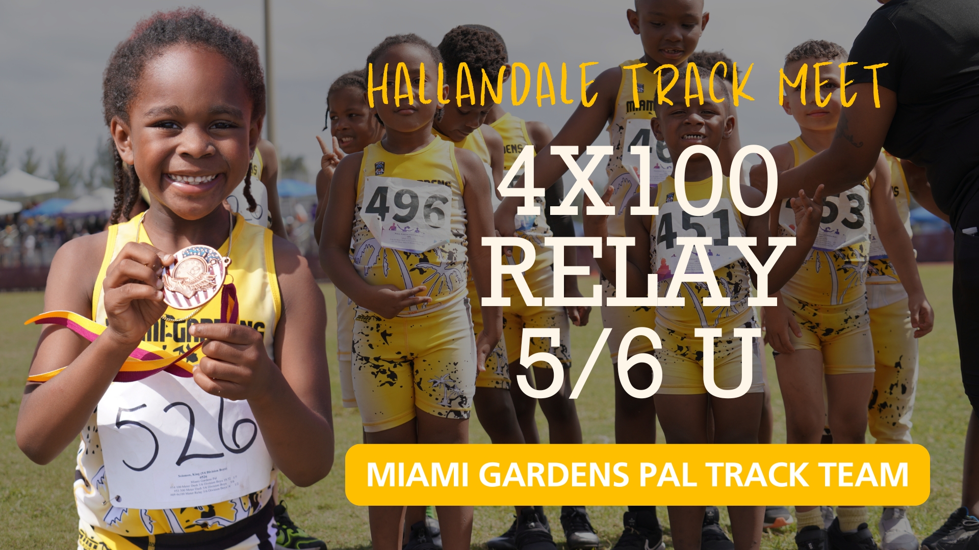 Miami Gardens PAL 5/6U Takes Silver in 14x100 Relay — Anchor Leg by King Solomon
