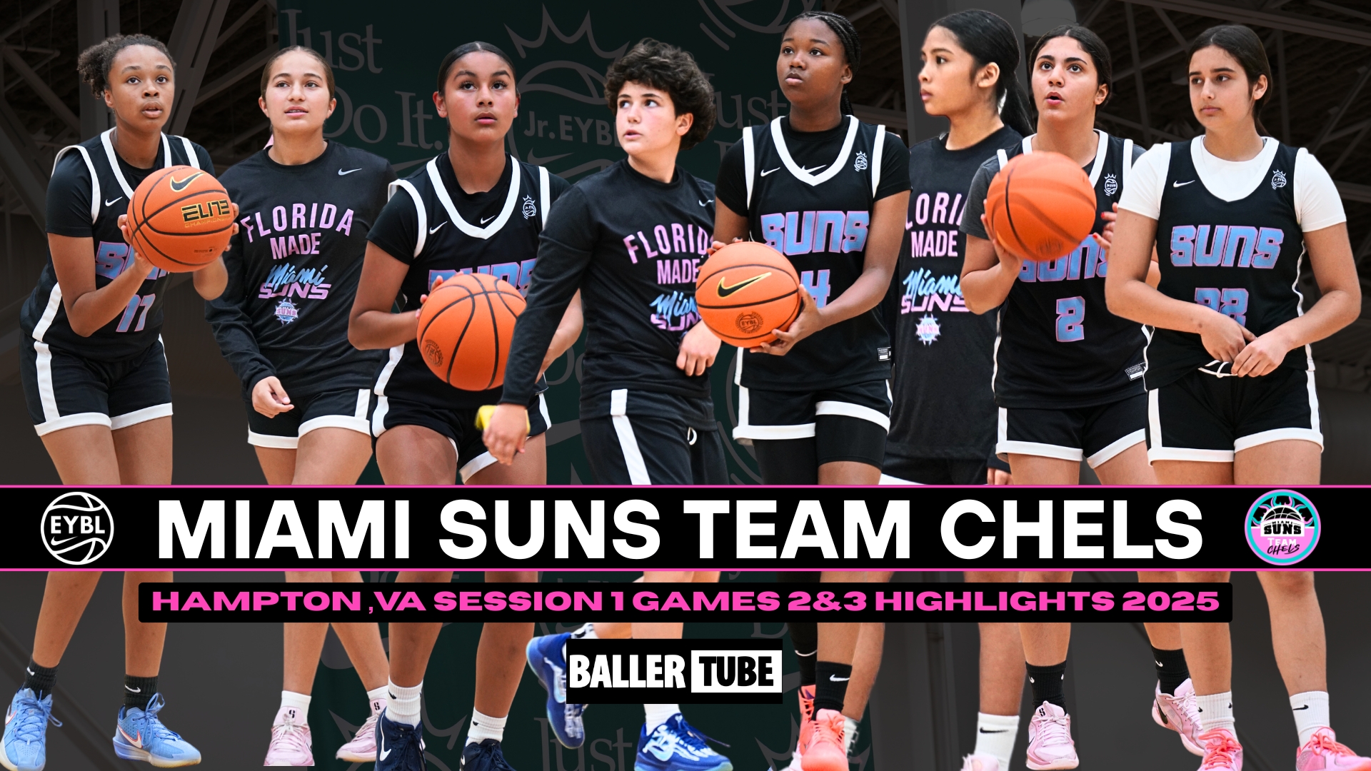 Team Chels vs Cap City Ballerz & Philly Rise | Nike Jr. EYBL Hampton 2025 | Shooters & Slashers Edition