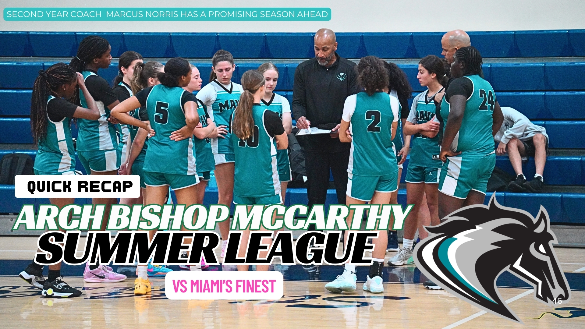 Archbishop McCarthy Girls Summer League Highlights vs Miami’s Finest | Miami High School Basketball