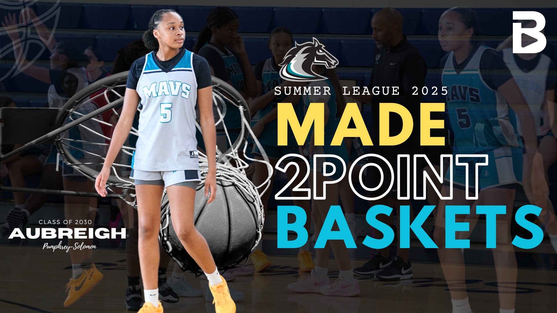 Class of 2029 Aubreigh Pumphrey Solomon | Summer League Highlights at Miami High