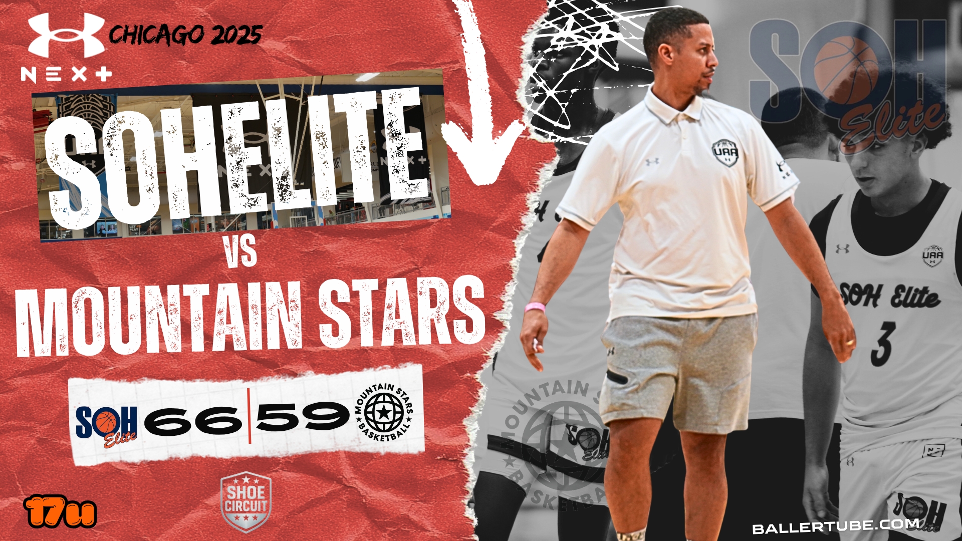 SOH Elite 17U Outlasts Mountain Stars in UAA Battle, 66–59