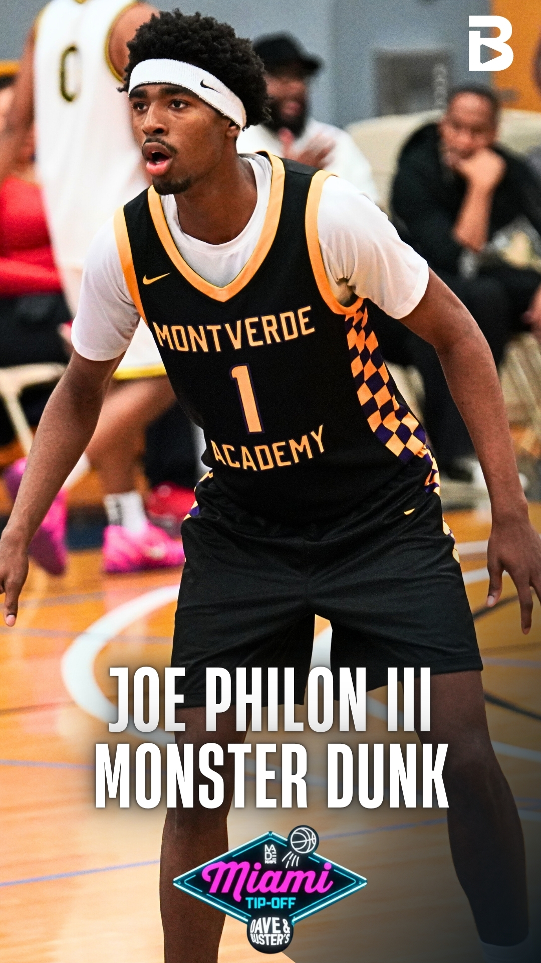 Joe Philon III MONSTER DUNK over 7'1 Obinna Ekezie Jr