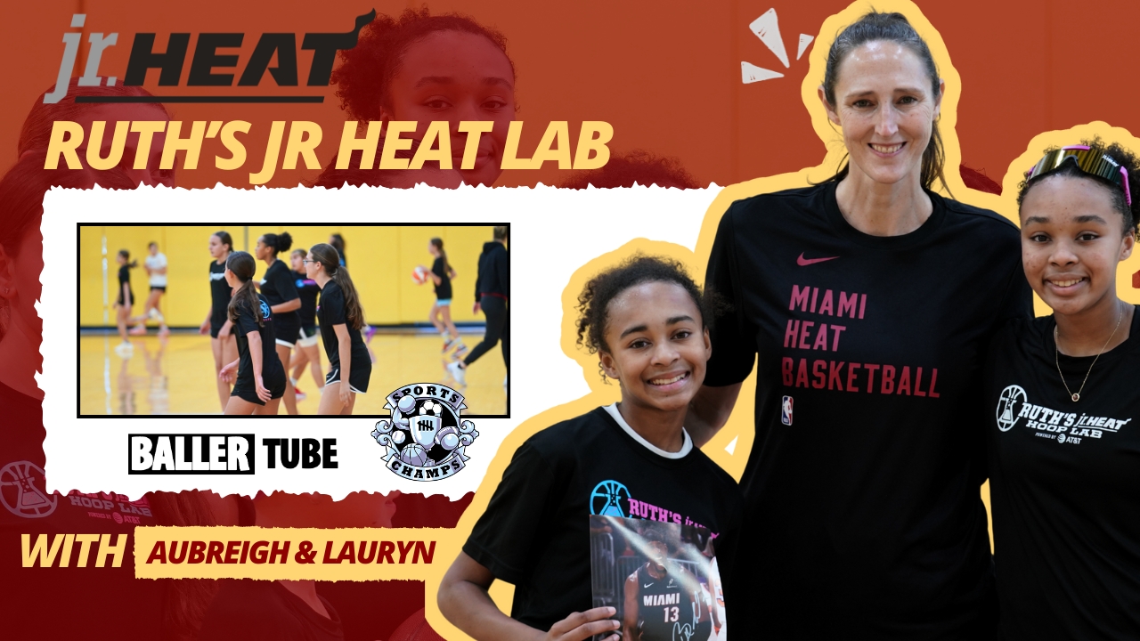 AB Hoops & Ruth’s Jr. Heat Lab Take Over Miami Heat Practice Facility | Youth Basketball Highlights