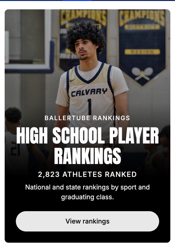 High school player rankings page, national and by state